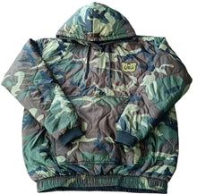 Load image into Gallery viewer, Warrant Officer Eagle Rising Reversible WOobie Hoodie Black/Woodland