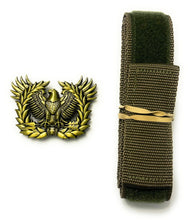 Load image into Gallery viewer, Eagle Rising Warrant Officer Belt Buckle with or without Nylon Rigger belt