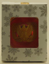 Load image into Gallery viewer, Eagle Rising Warrant Officer 3.75" Hand Blown Glass Christmas Ornament