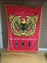 Load image into Gallery viewer, Warrant Officer Eagle Rising microfiber and micromink Crib, Toddler, Queen, King sized blanket