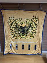 Load image into Gallery viewer, Warrant Officer Eagle Rising microfiber and micromink Crib, Toddler, Queen, King sized blanket