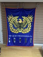 Load image into Gallery viewer, Warrant Officer Eagle Rising microfiber and micromink Crib, Toddler, Queen, King sized blanket