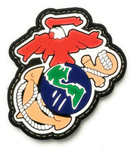 Load image into Gallery viewer, Crayons Marine Corps EGA PVC Rubber Morale Patch
