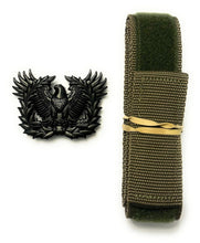 Load image into Gallery viewer, Eagle Rising Warrant Officer Belt Buckle with or without Nylon Rigger belt
