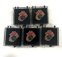 Load image into Gallery viewer, Crayons EGA Marine Corps Lapel Pin
