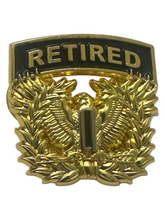 Load image into Gallery viewer, Eagle Rising Warrant Officer RETIRED Lapel Pin
