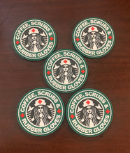 Load image into Gallery viewer, Coffee, Scrubs &amp; Rubber Gloves Patch Healthcare Professionals
