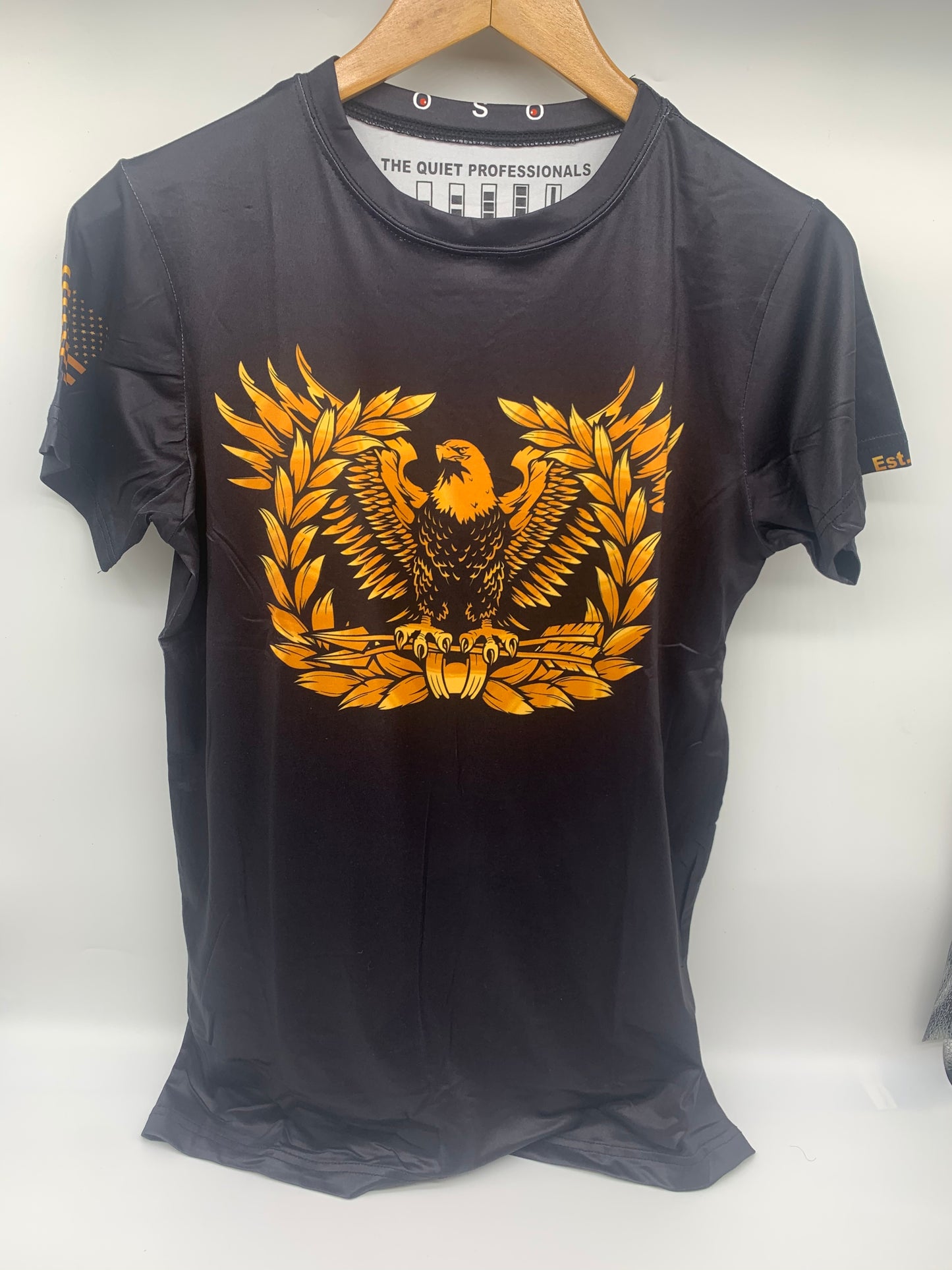 Warrant Officer Eagle Rising Chief Fit Wicking T-shirt