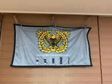 Load image into Gallery viewer, Warrant Officer Eagle Rising microfiber and micromink Crib, Toddler, Queen, King sized blanket
