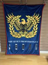 Load image into Gallery viewer, Warrant Officer Eagle Rising microfiber and micromink Crib, Toddler, Queen, King sized blanket
