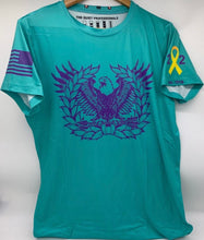 Load image into Gallery viewer, Eagle Rising Suicide Prevention Awareness/Breast Cancer Awareness Warrant Officer ChiefFit Moist Wickening T-shirt
